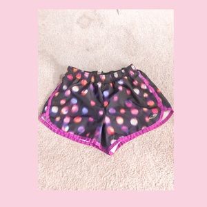 pattern athletic shorts